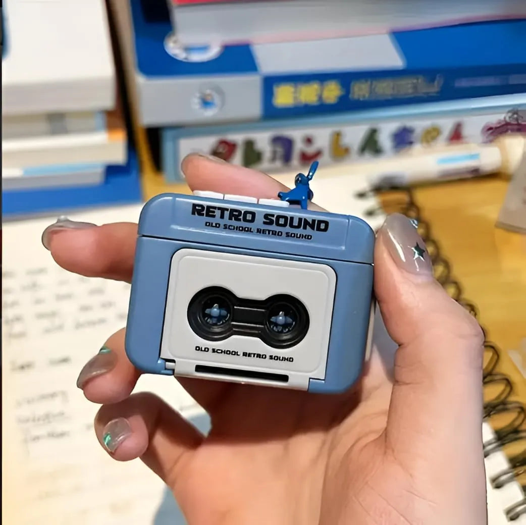 Mini Retro Keychain Voice Recorder