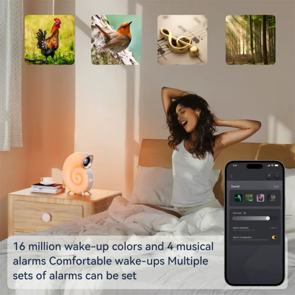 Smart Speaker Lamp & Alarm Clock