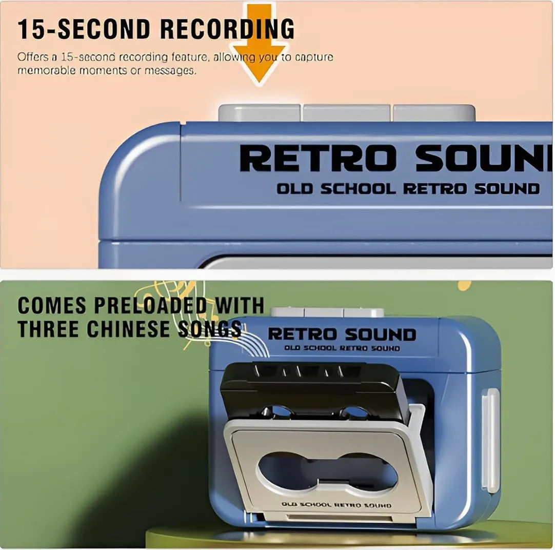 Mini Retro Keychain Voice Recorder