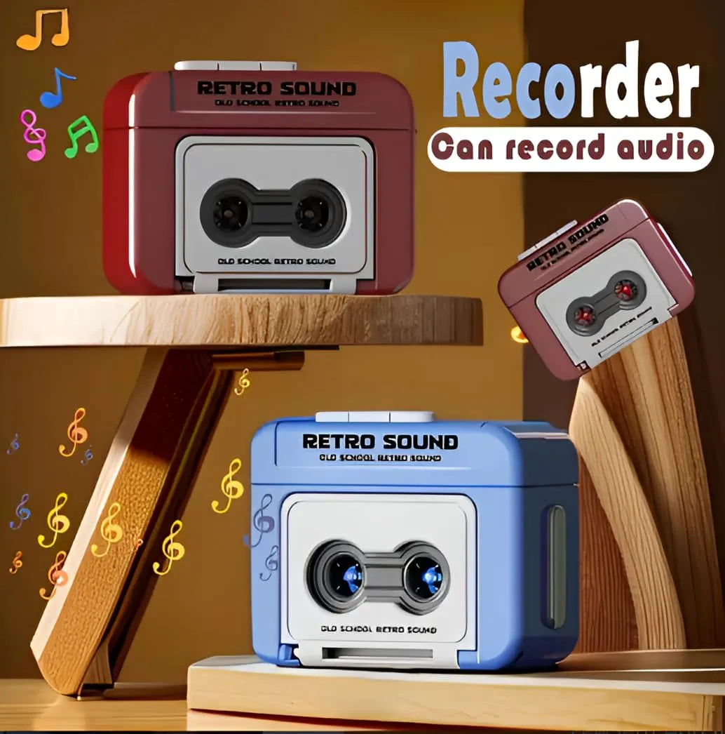 Mini Retro Keychain Voice Recorder