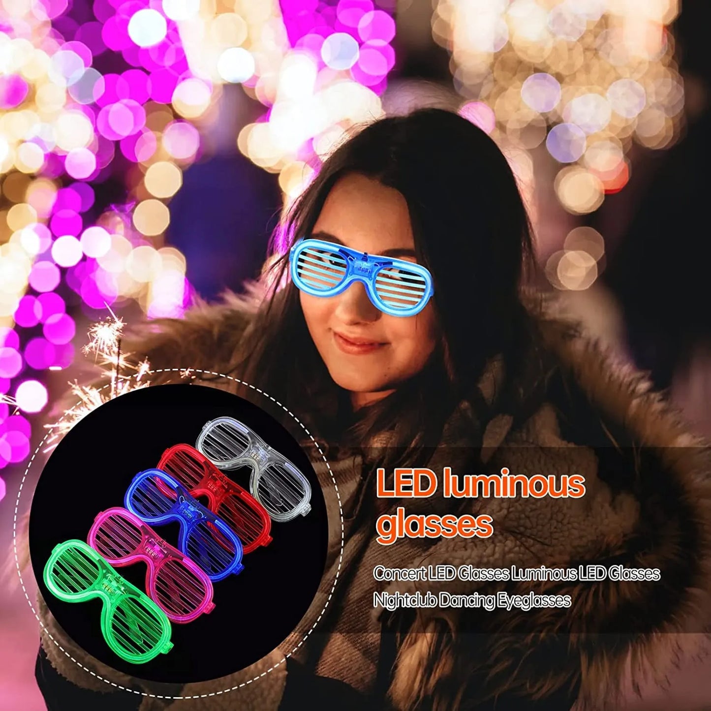 LED Neon Party Glasses