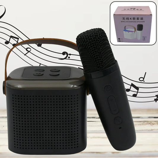 Wireless Karaoke Speaker & Portable Microphone Set - Cart Sathi