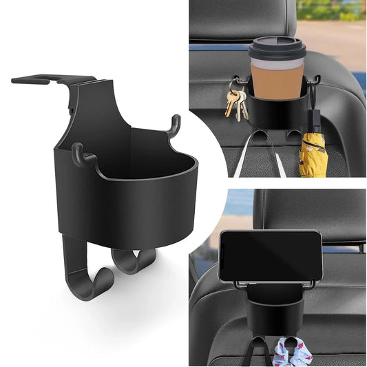 Car Headrest Backseat Organizer 3 in 1 - Cart Sathi