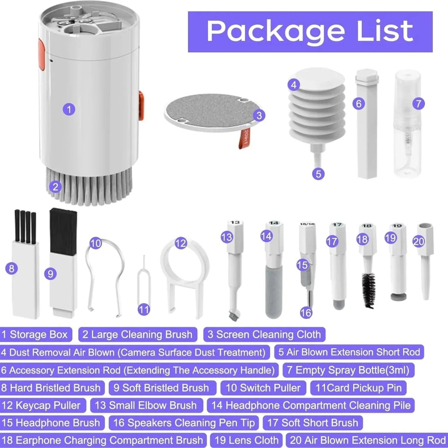 20 in 1 Gadget Cleaner Kit - Cart Sathi