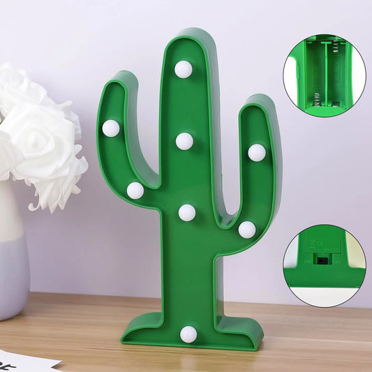 LED Cactus Desk Lamp - Cart Sathi